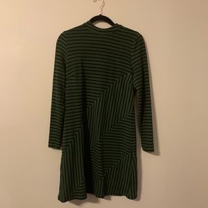 Black and Green striped dress